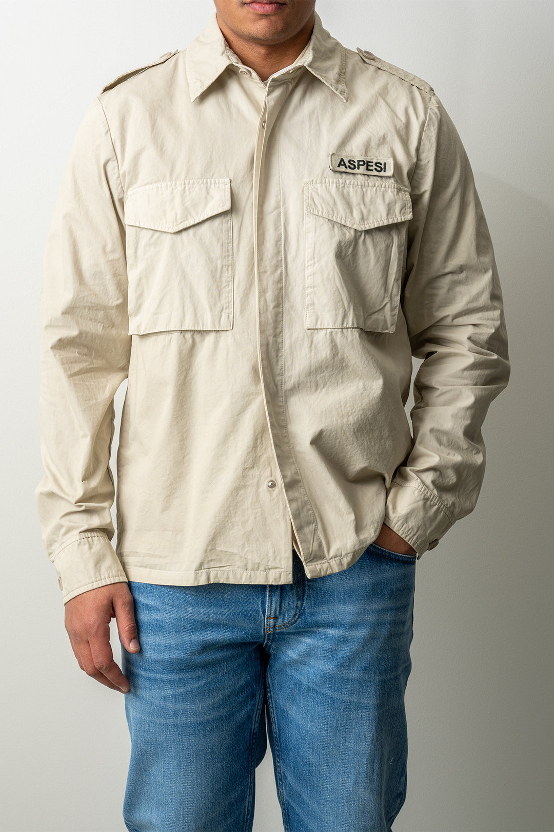 Camicia Field Overshirt STONE