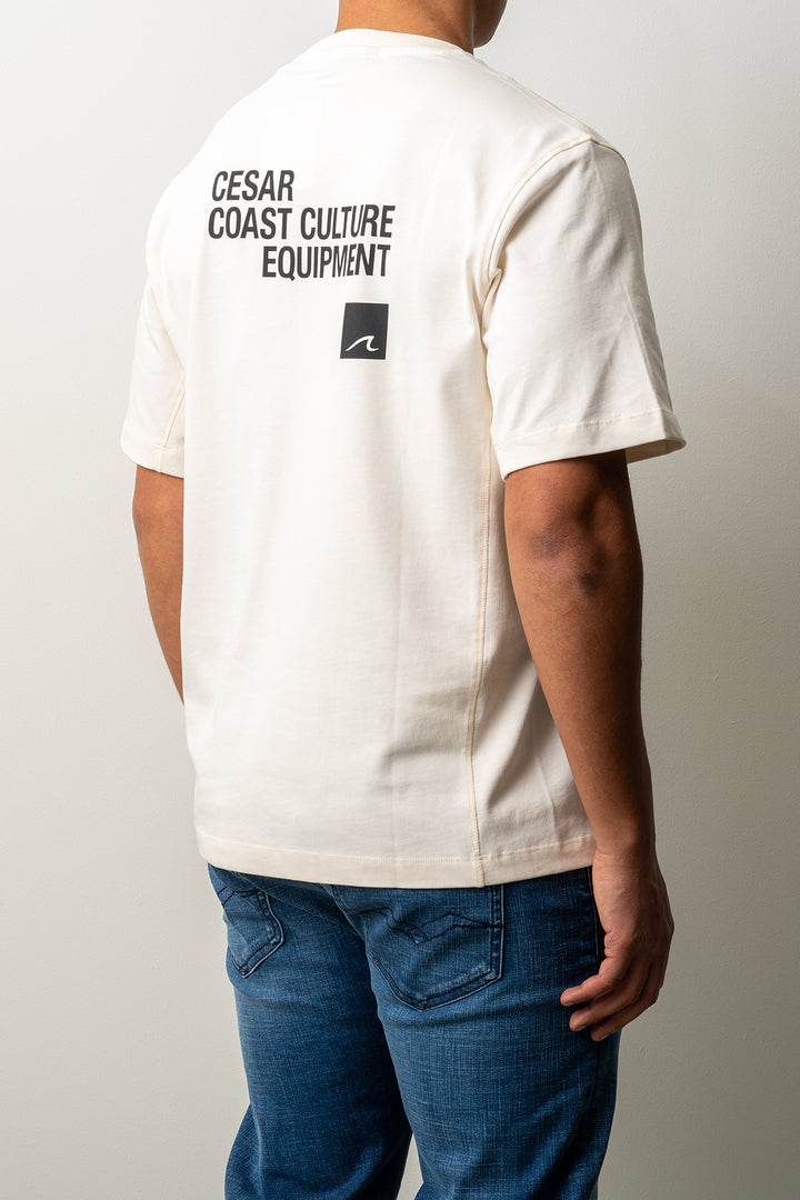 Canella Logo Print T-shirt Offwhite