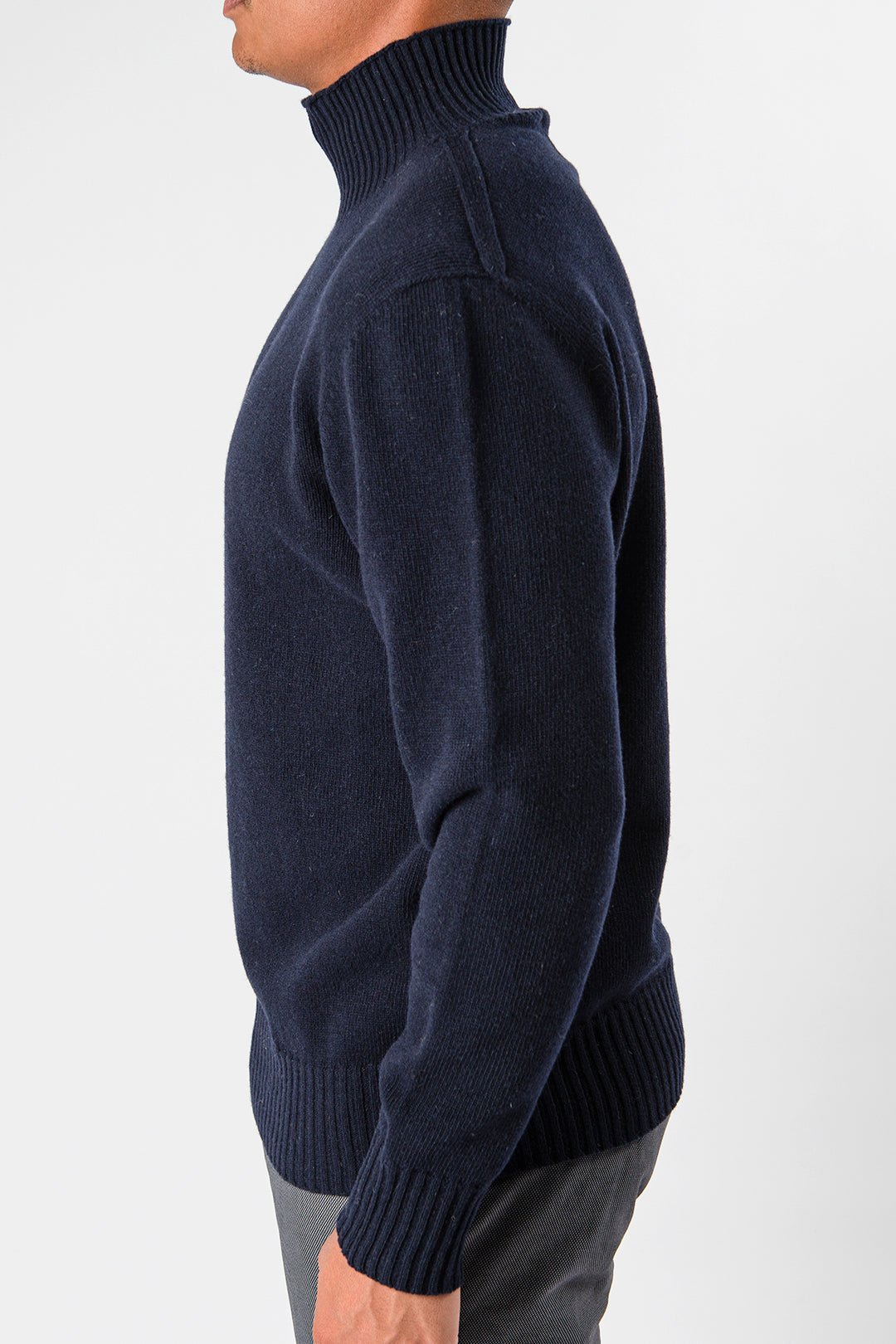 Clark Wool Sweater Navy Blue