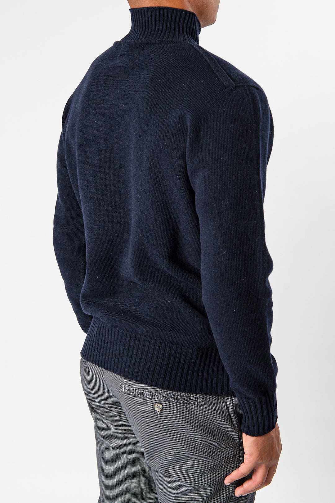 Clark Wool Sweater Navy Blue