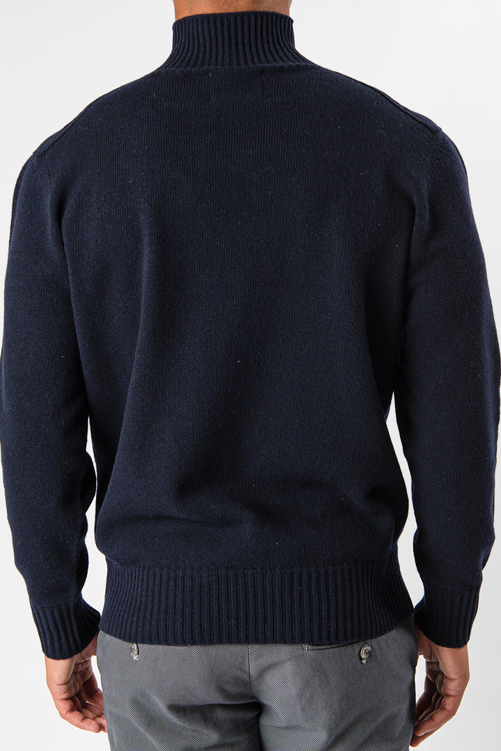 Clark Wool Sweater Navy Blue
