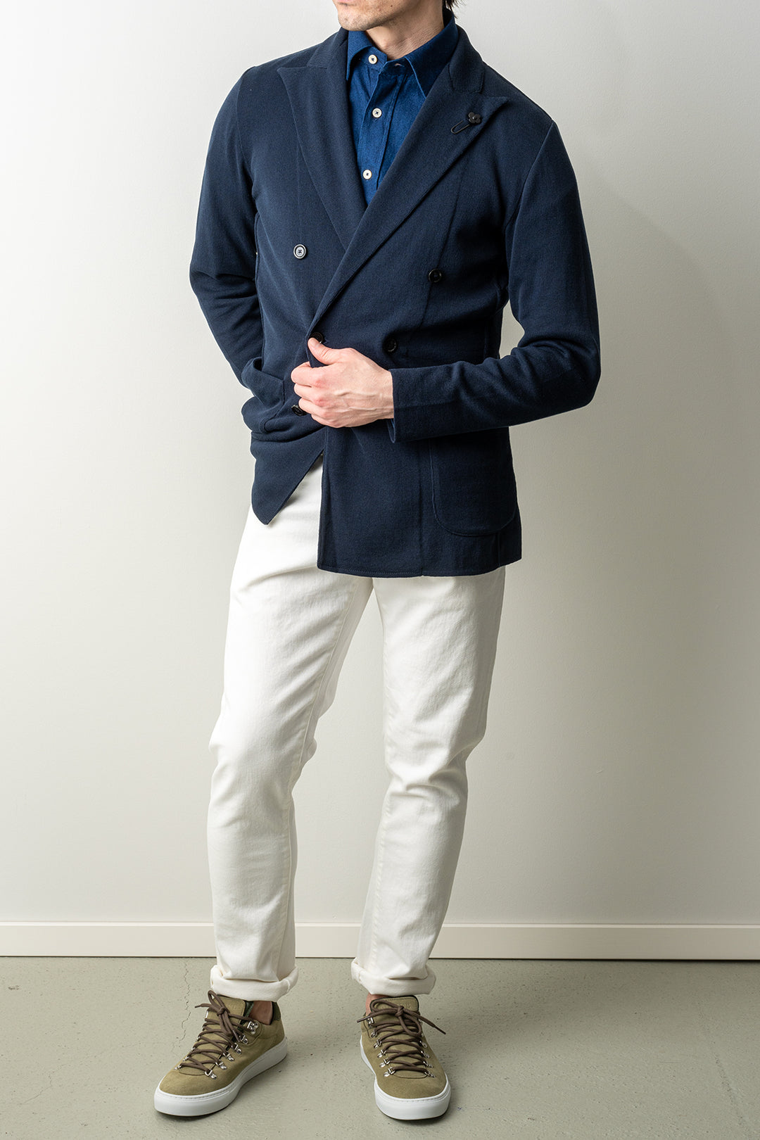Classic Knitwear DB Blazer Navy