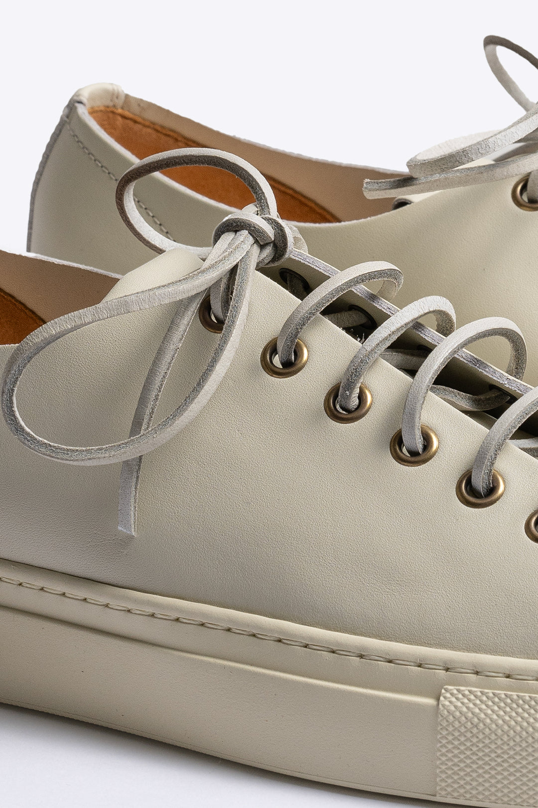 Classic Tanino Leather Sneaker Anise