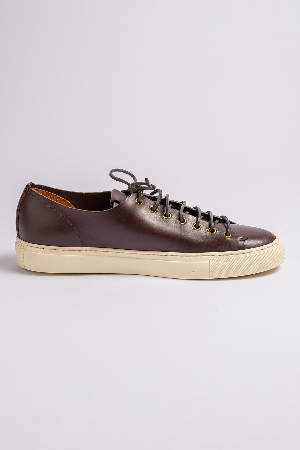 Classic Tanino Leather Sneaker Brown