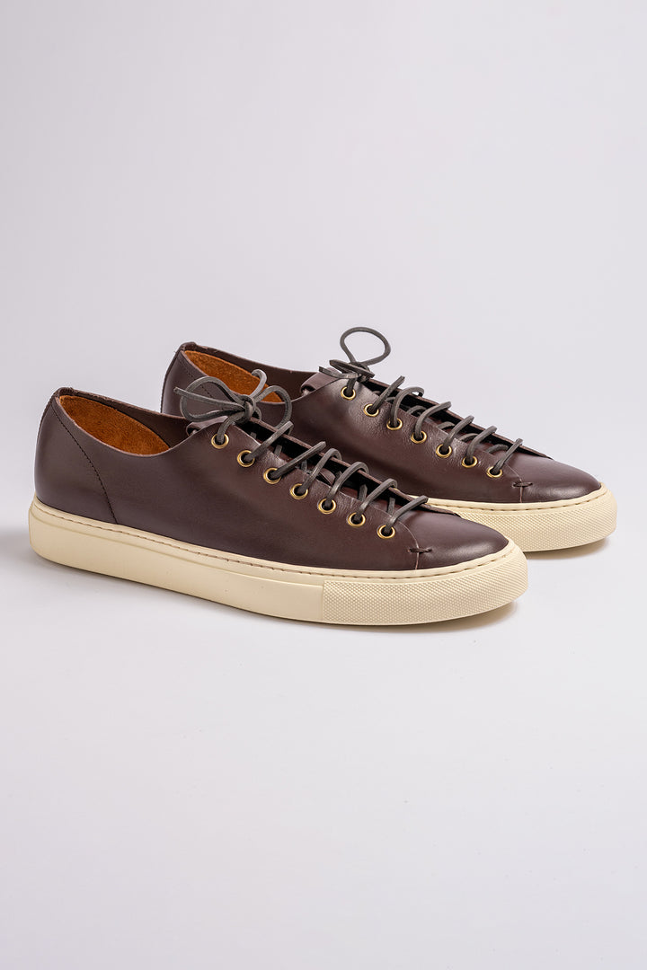 Classic Tanino Leather Sneaker Brown