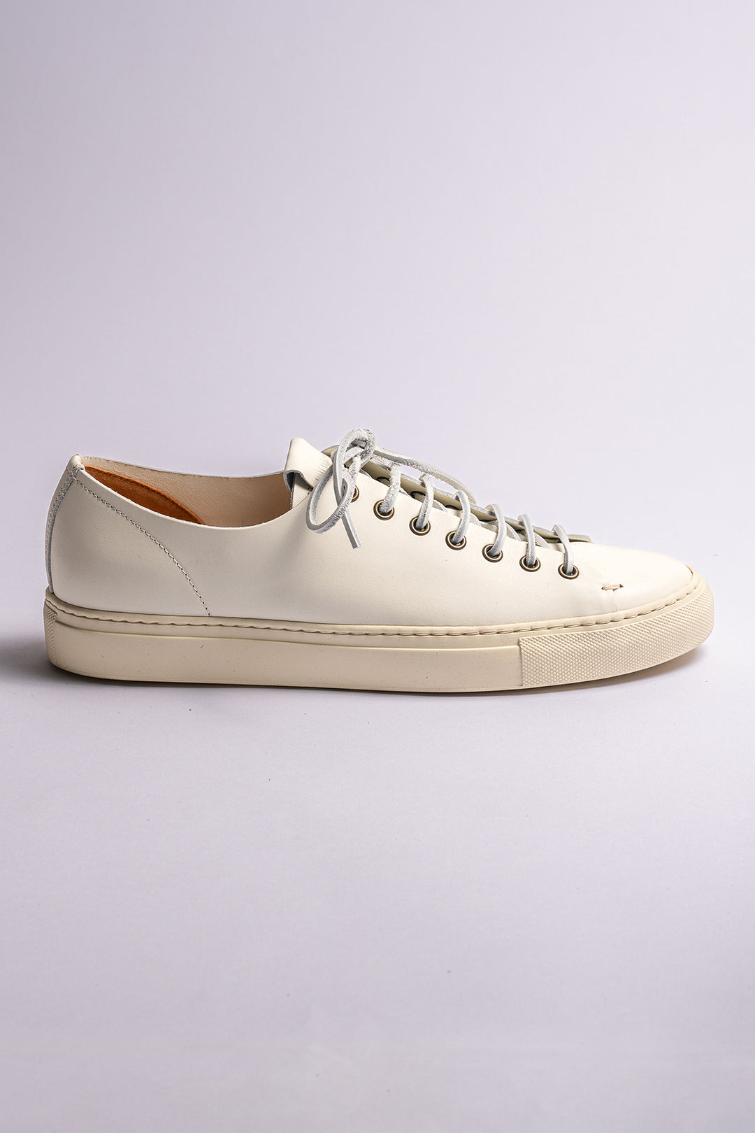 Classic Tanino Leather Sneaker White