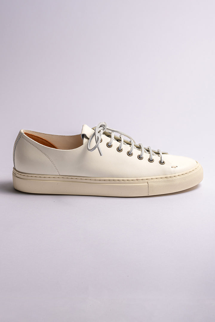 Classic Tanino Leather Sneaker White