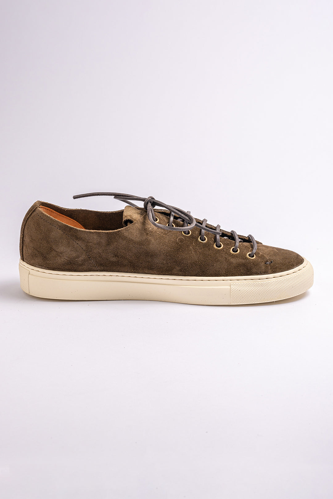 Classic Tanino Suede Sneaker Militare