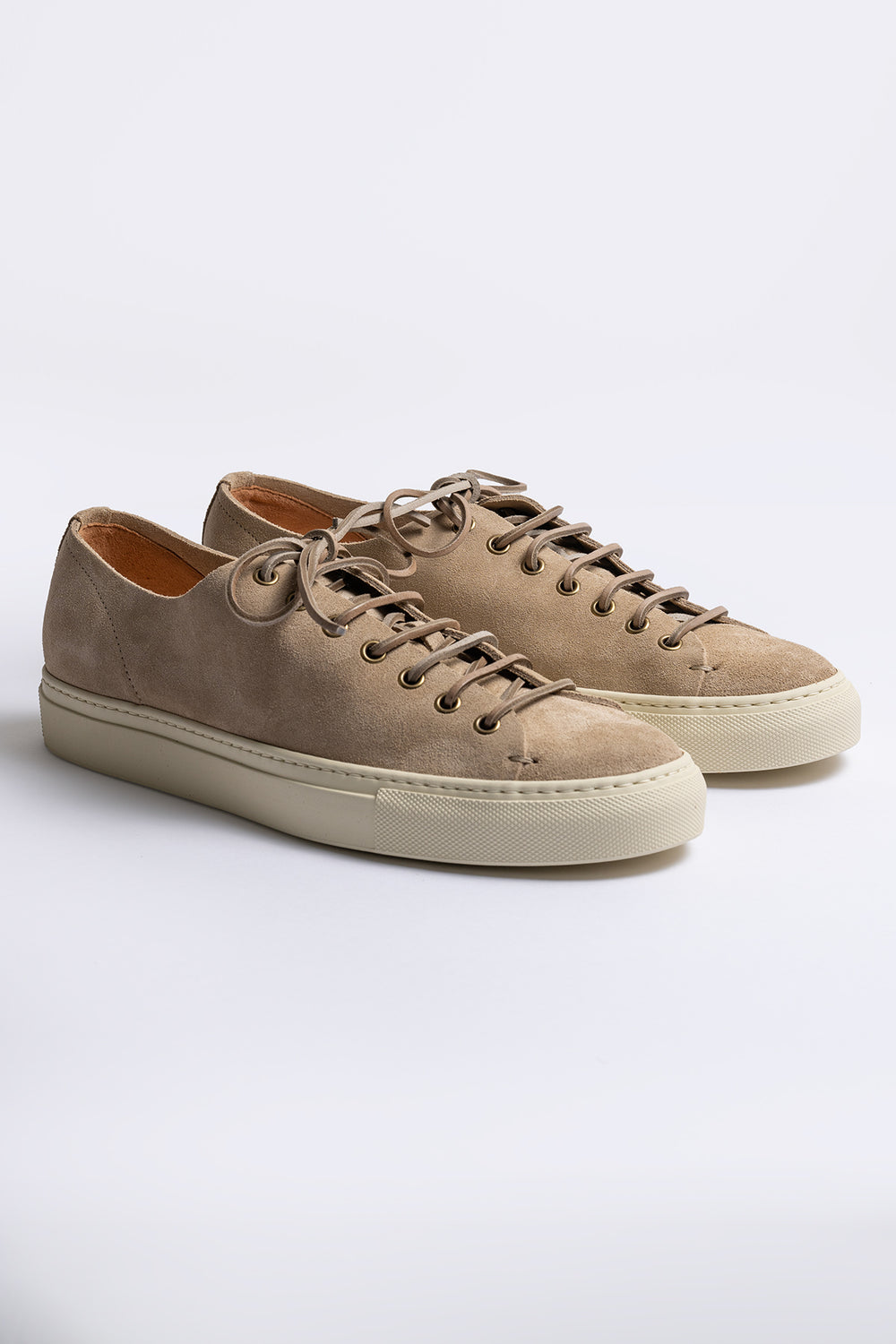 Classic Tanino Suede Sneaker Taos Taupe