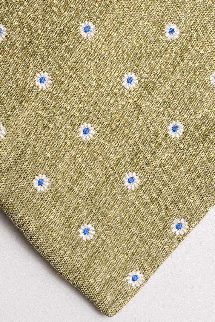 Classic Tie Green Melange