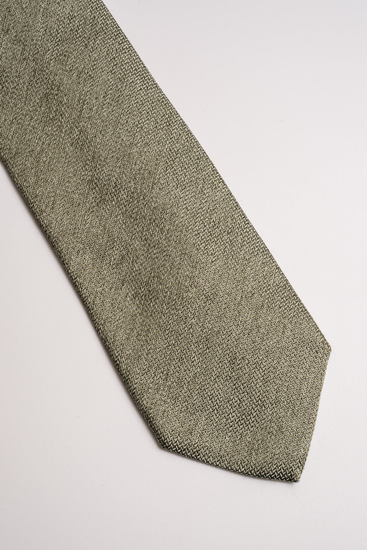Classic Tie Olive melange
