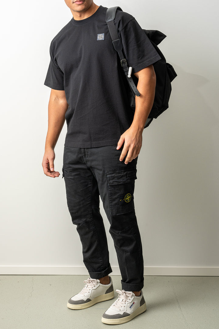 Combed Organic Cotton Jersey T-Shirt 2100030 Black