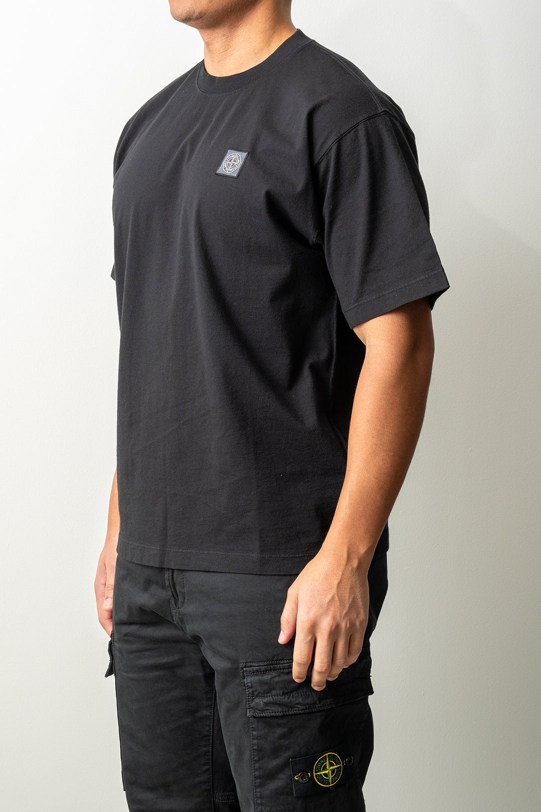 Combed Organic Cotton Jersey T-Shirt 2100030 Black