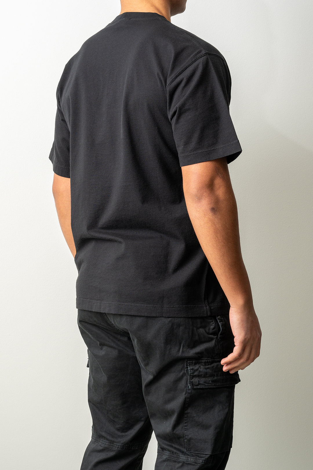 Combed Organic Cotton Jersey T-Shirt 2100030 Black