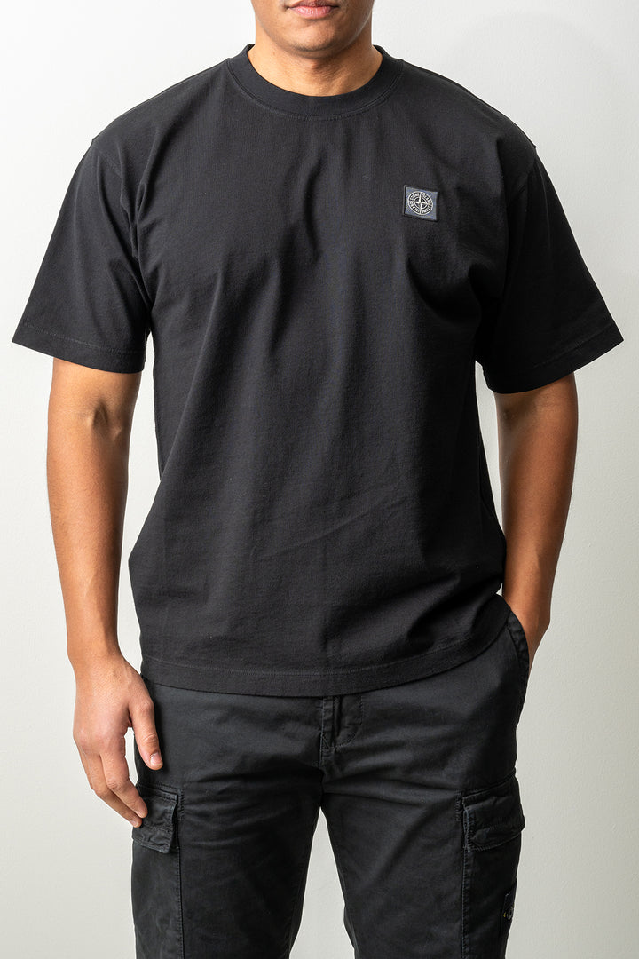 Combed Organic Cotton Jersey T-Shirt 2100030 Black