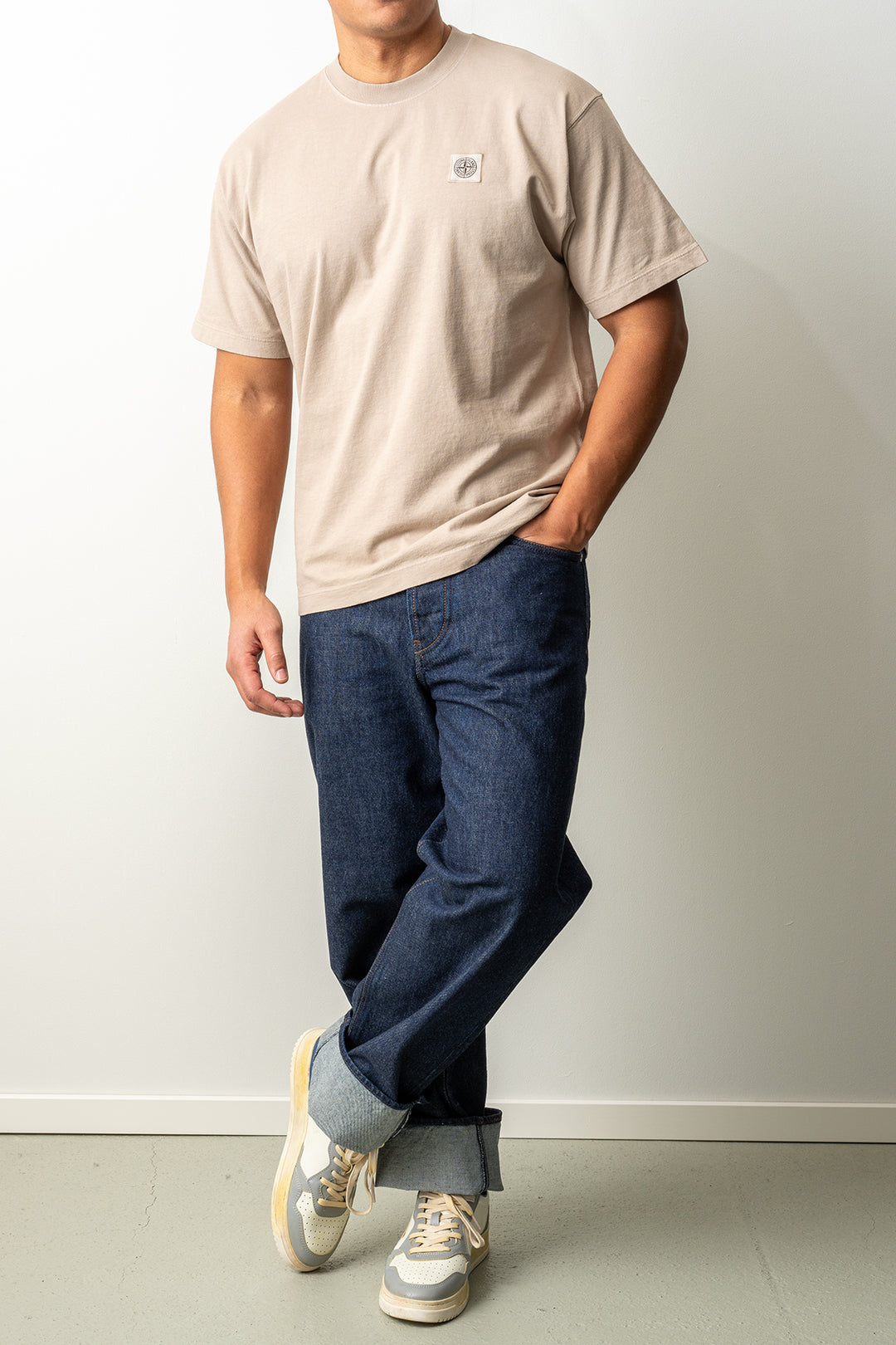 Combed Organic Cotton Jersey T-Shirt 2100030 Desert Sand