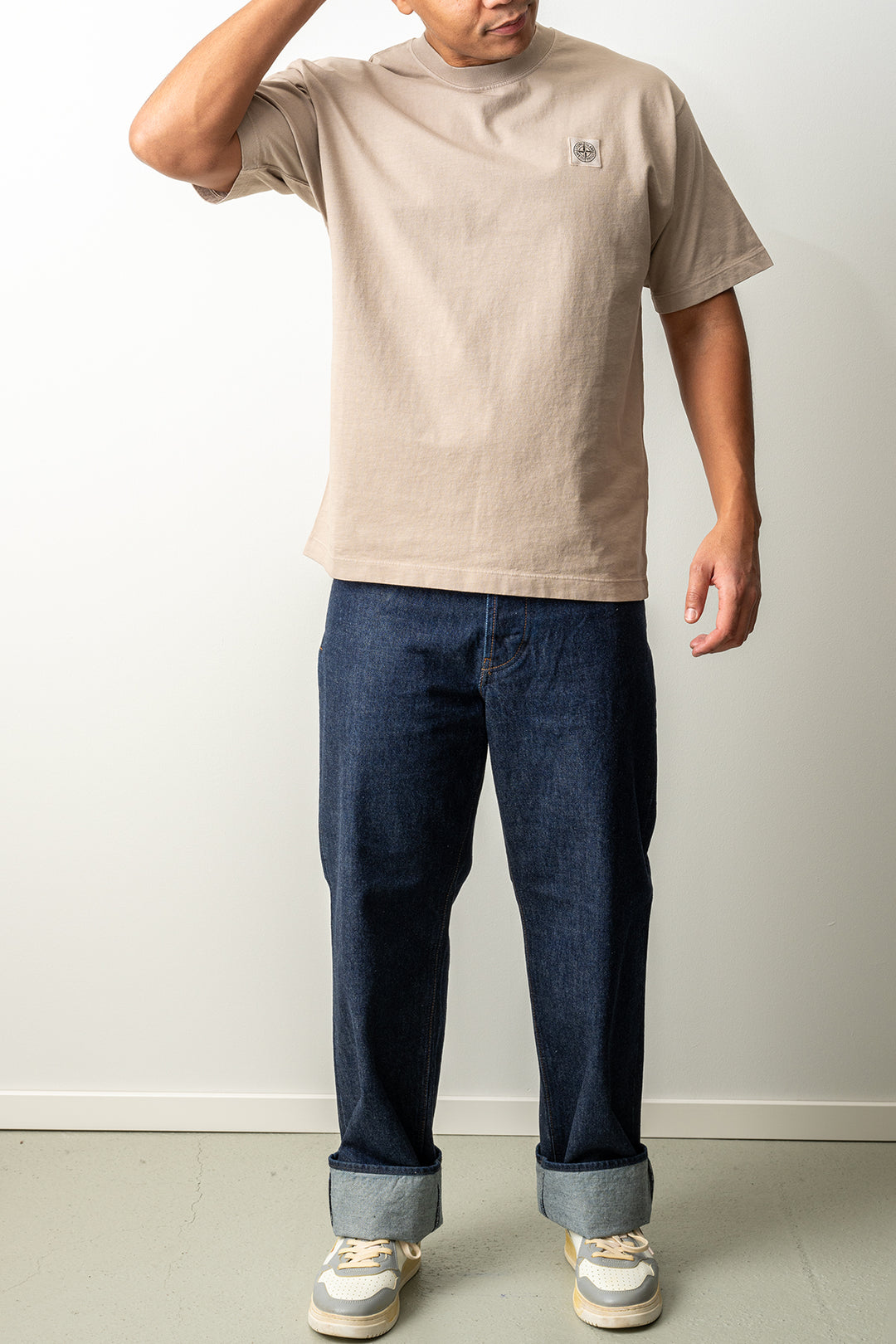 Combed Organic Cotton Jersey T-Shirt 2100030 Desert Sand