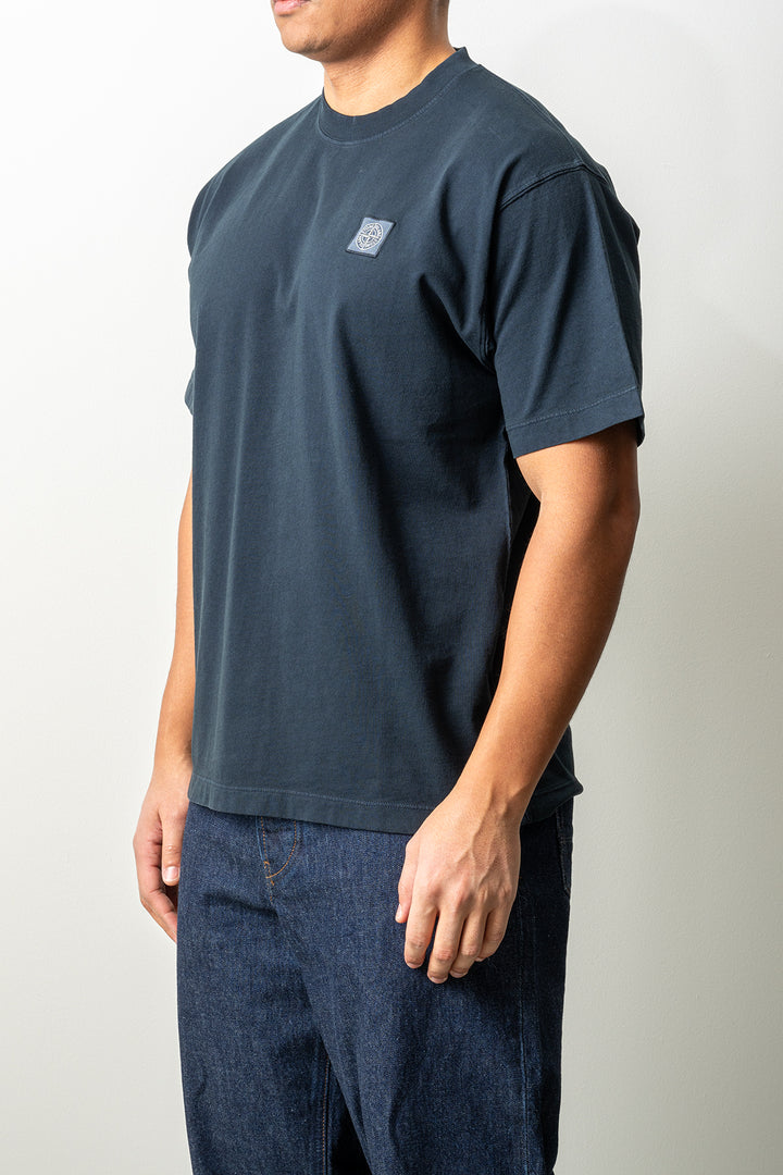 Combed Organic Cotton Jersey T-Shirt 2100030 Navy Blue