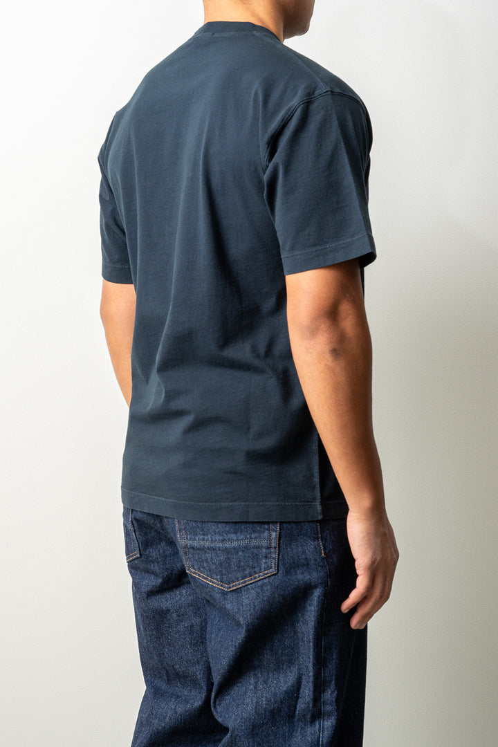 Combed Organic Cotton Jersey T-Shirt 2100030 Navy Blue