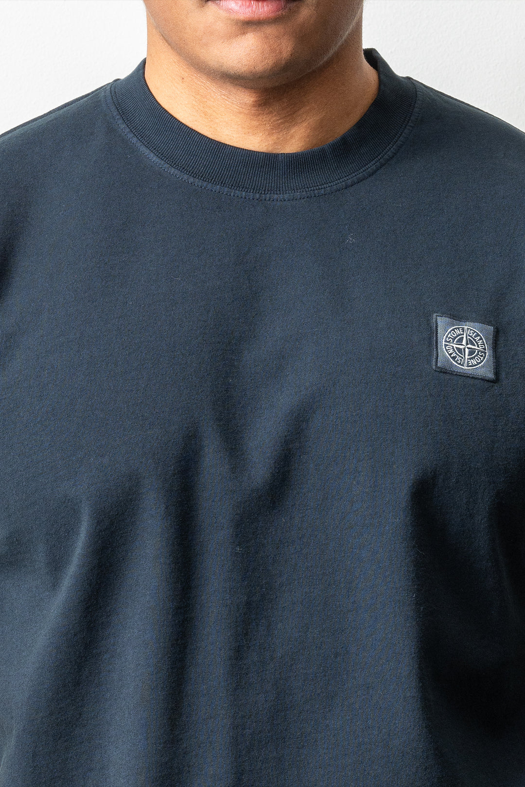 Combed Organic Cotton Jersey T-Shirt 2100030 Navy Blue