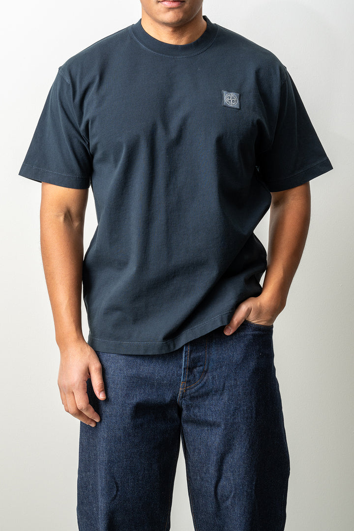 Combed Organic Cotton Jersey T-Shirt 2100030 Navy Blue