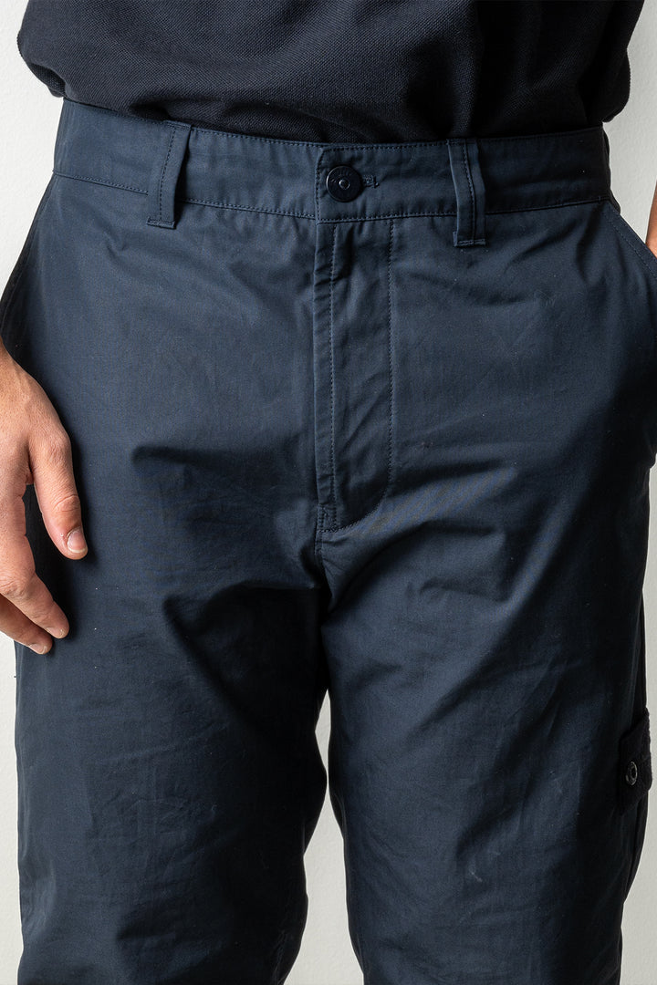 Cotton Canvas Ghost Trouser 3100018 Navy Blue