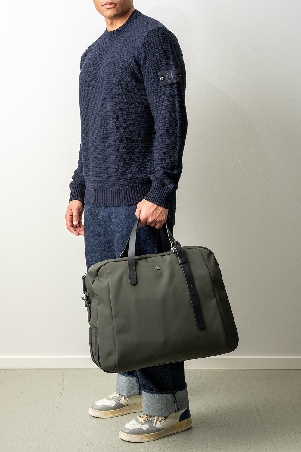 Cotton Cashmere Ghost Sweater 5100032 Navy Blue