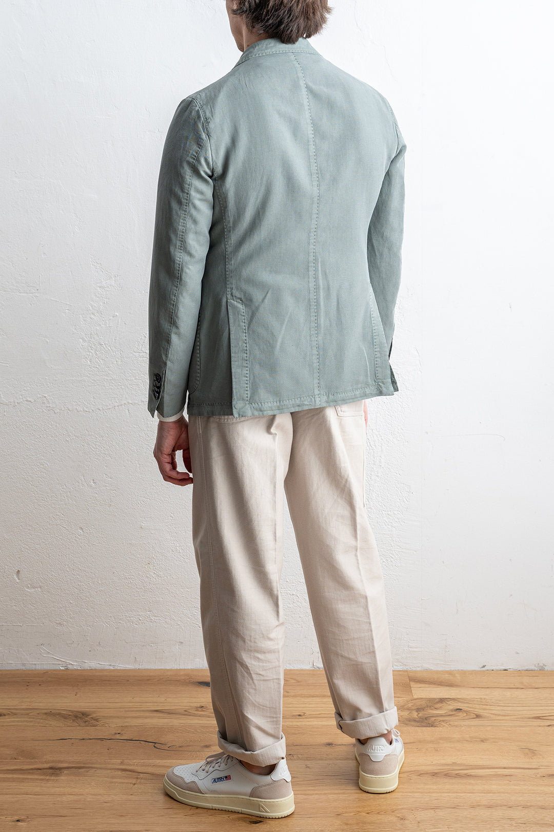 Cotton Lyocell Blazer Green