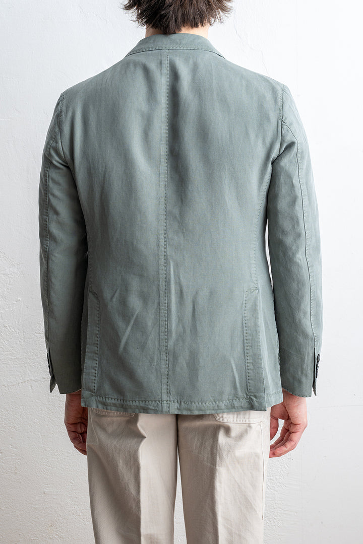 Cotton Lyocell Blazer Green