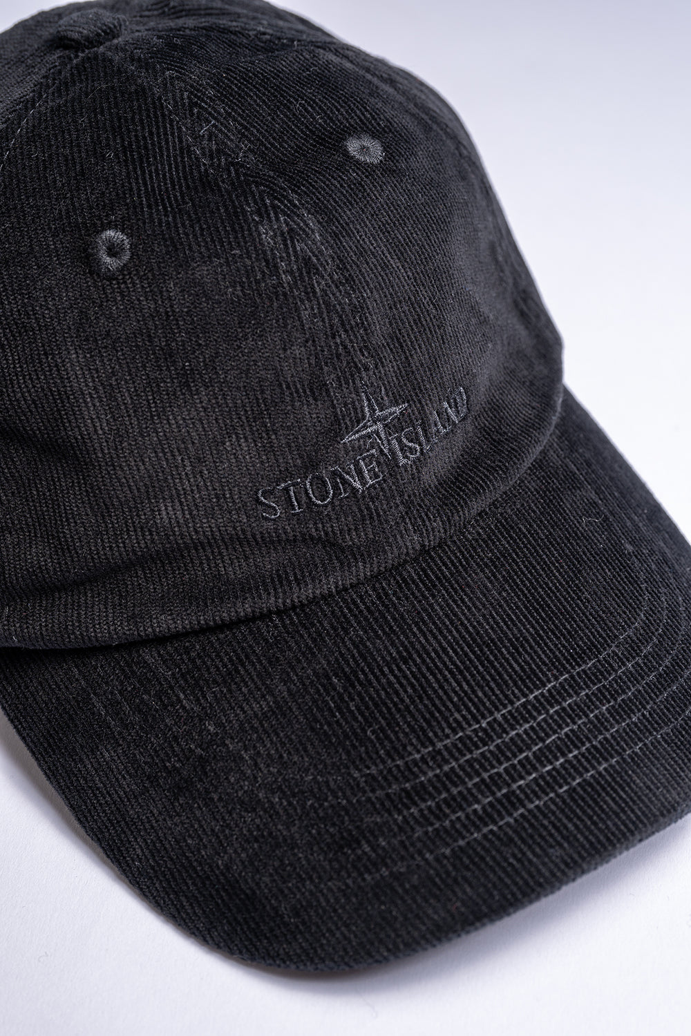 Cotton Micro Corduroy Baseball Cap 9100005 Black