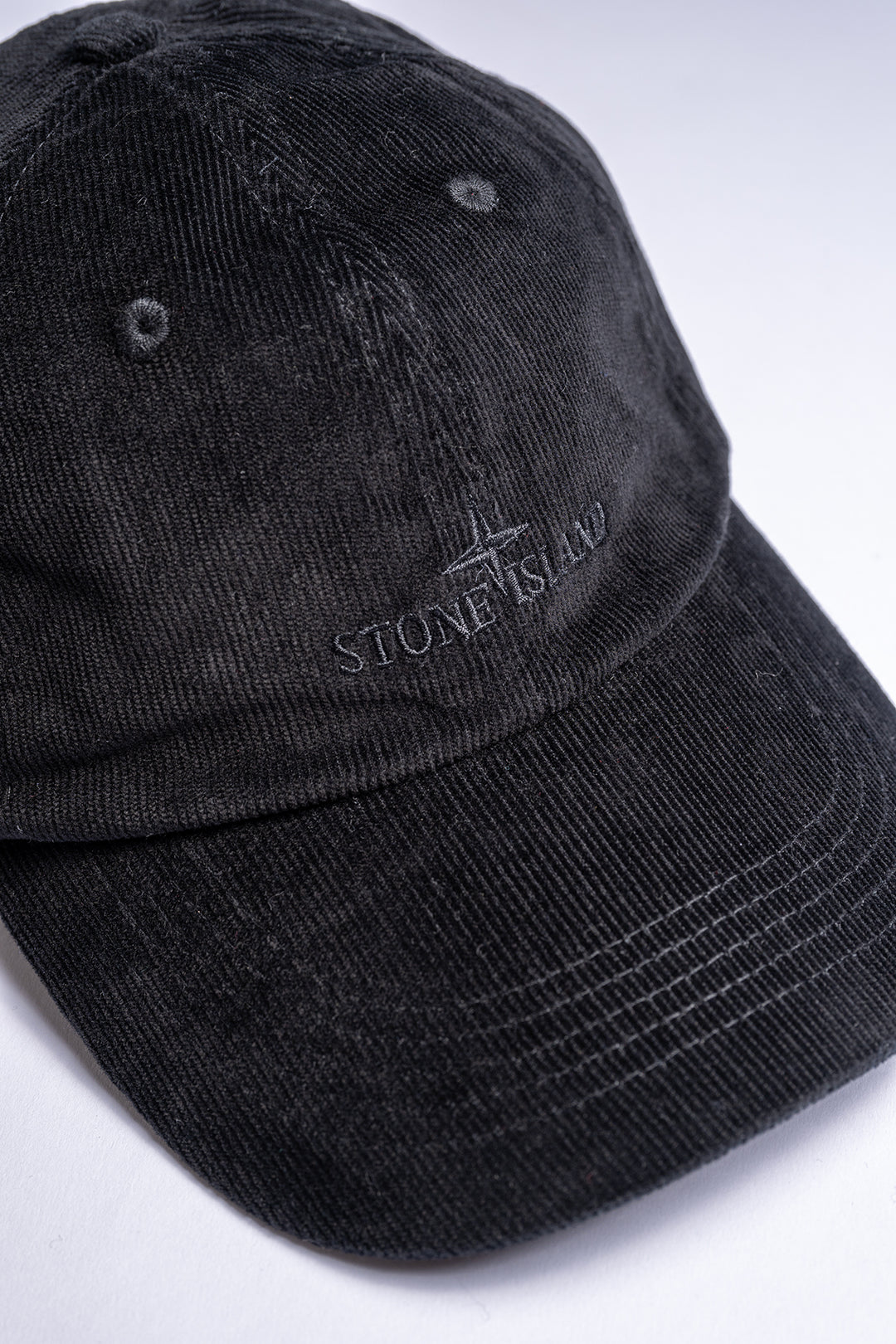 Cotton Micro Corduroy Baseball Cap 9100005 Black