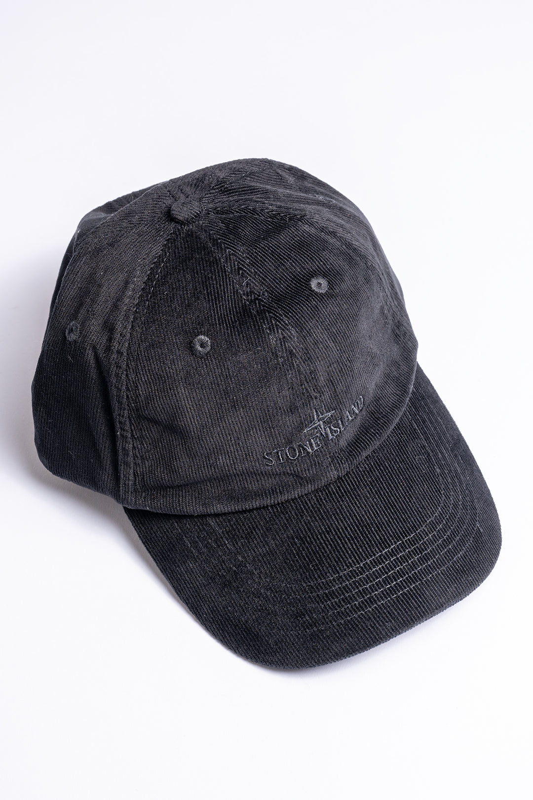 Cotton Micro Corduroy Baseball Cap 9100005 Black