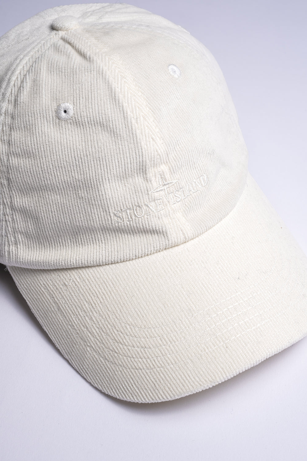 Cotton Micro Corduroy Baseball Cap 9100005 IVORY