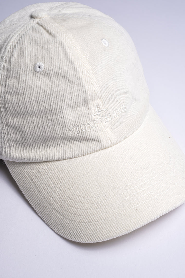 Cotton Micro Corduroy Baseball Cap 9100005 IVORY