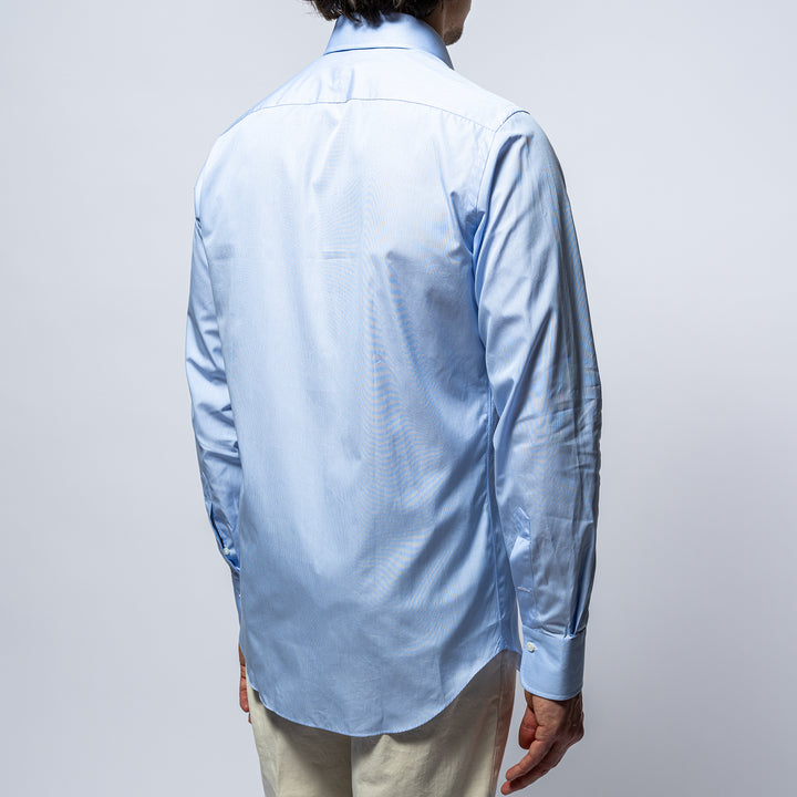 Cotton Micro Stripe Regular Fit BLUE