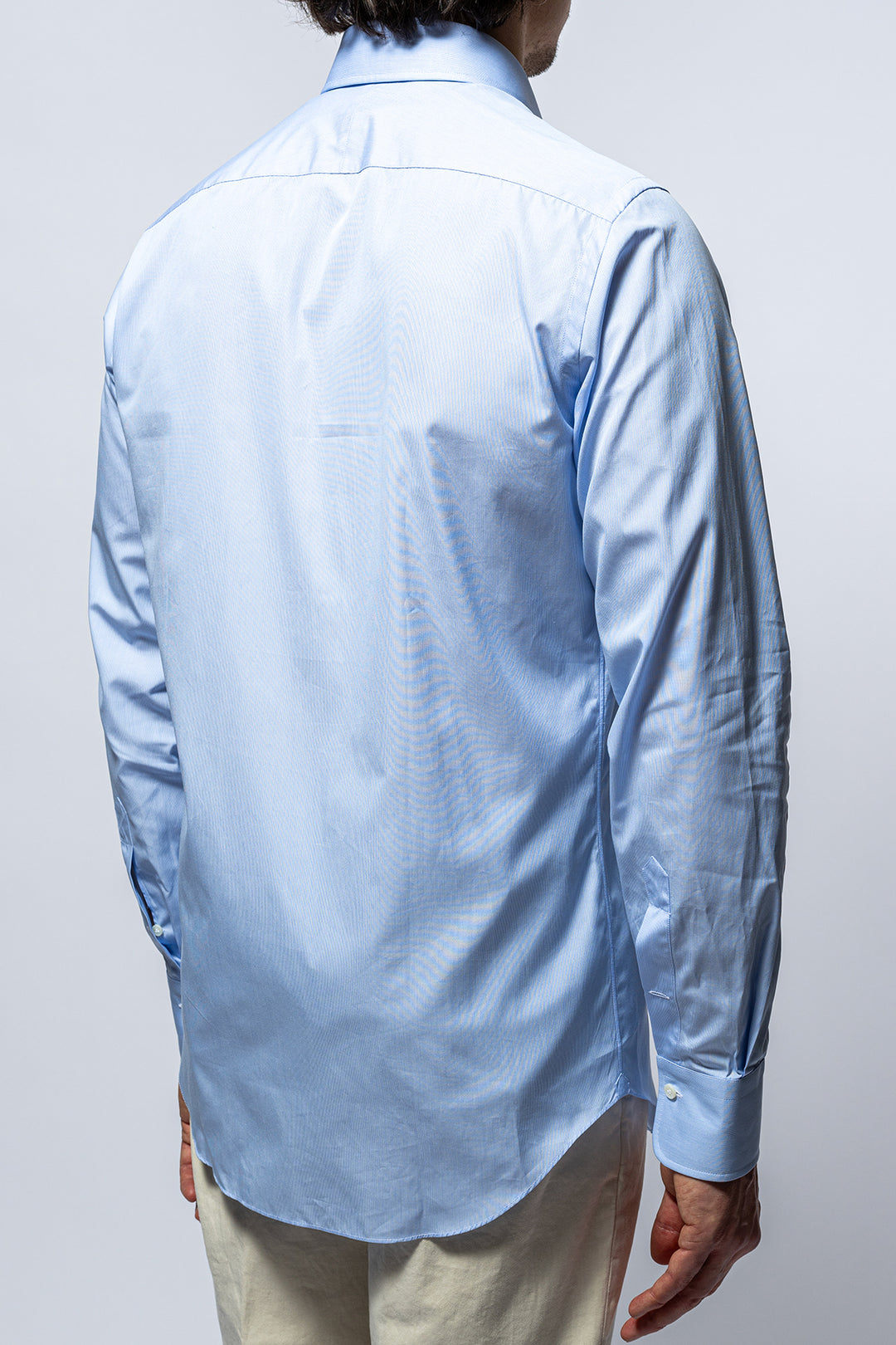 Cotton Micro Stripe Regular Fit Blue