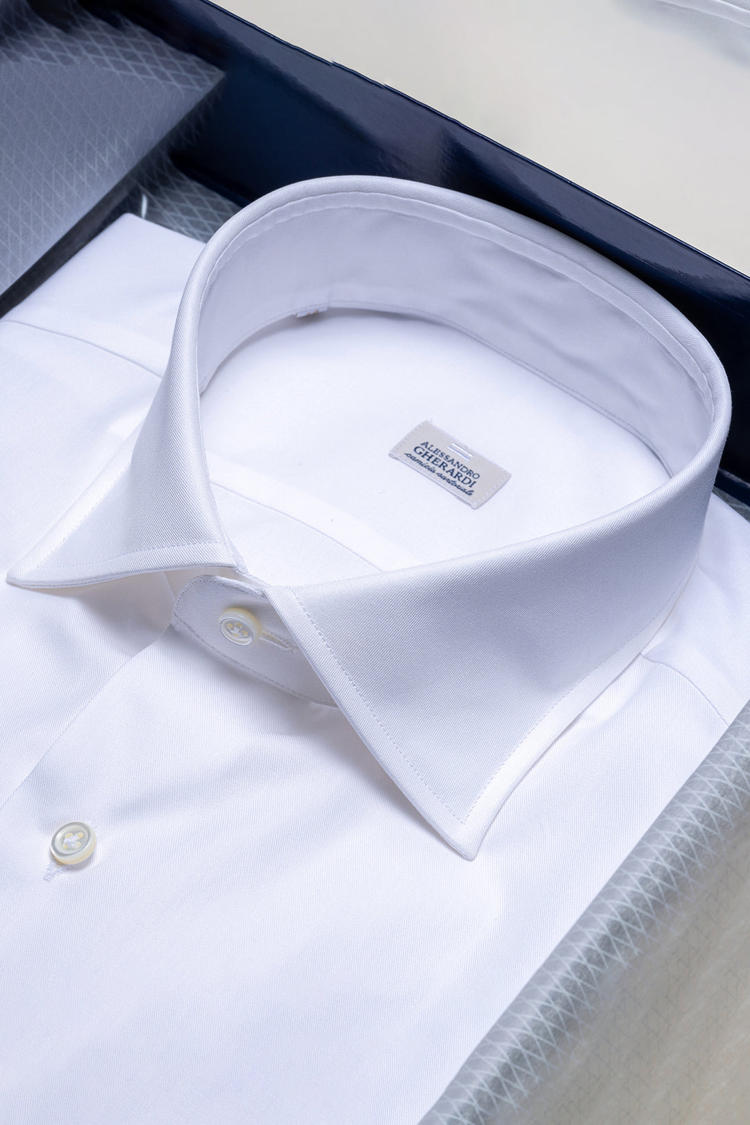 Cotton Twill Regular Fit White