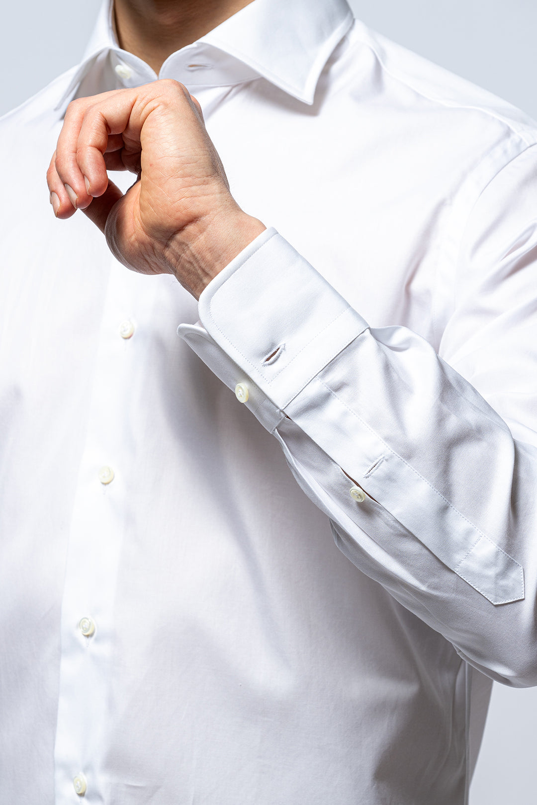 Cotton Twill Regular Fit White