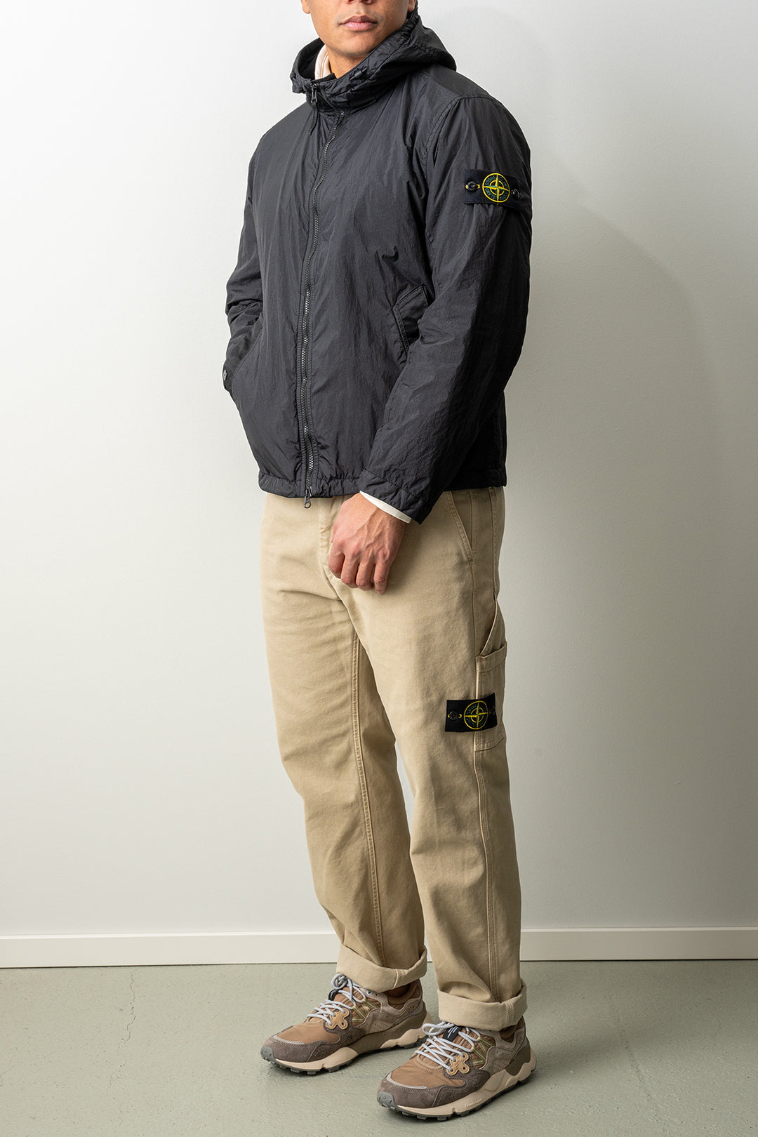 Crinkle Reps Recycled Nylon Jacket 4100001 Black