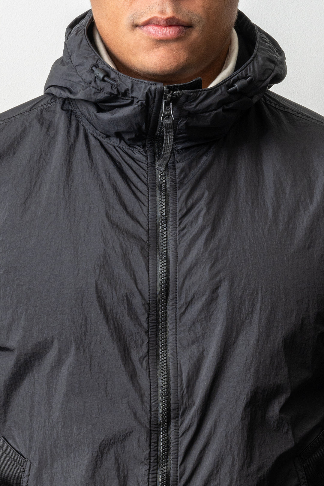 Crinkle Reps Recycled Nylon Jacket 4100001 Black