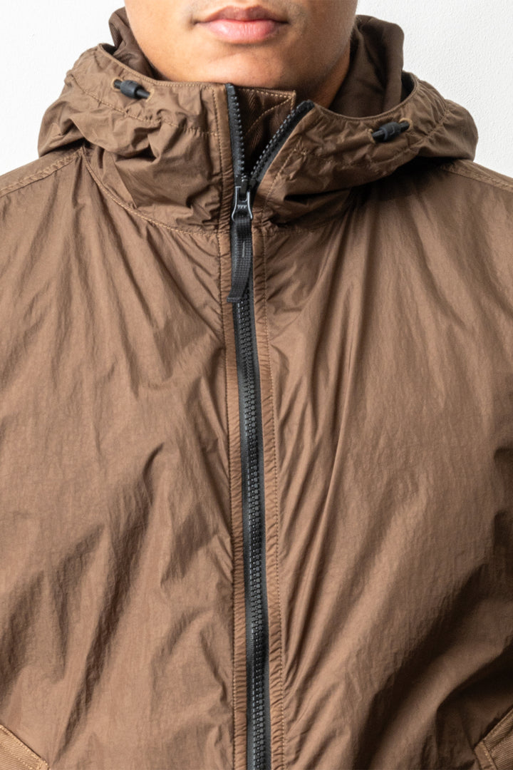Crinkle Reps Recycled Nylon Jacket 4100001 Shadow Brown