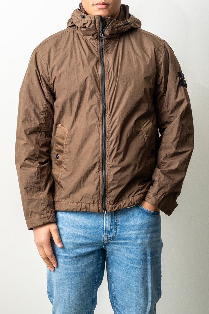 Crinkle Reps Recycled Nylon Jacket 4100001 Shadow Brown