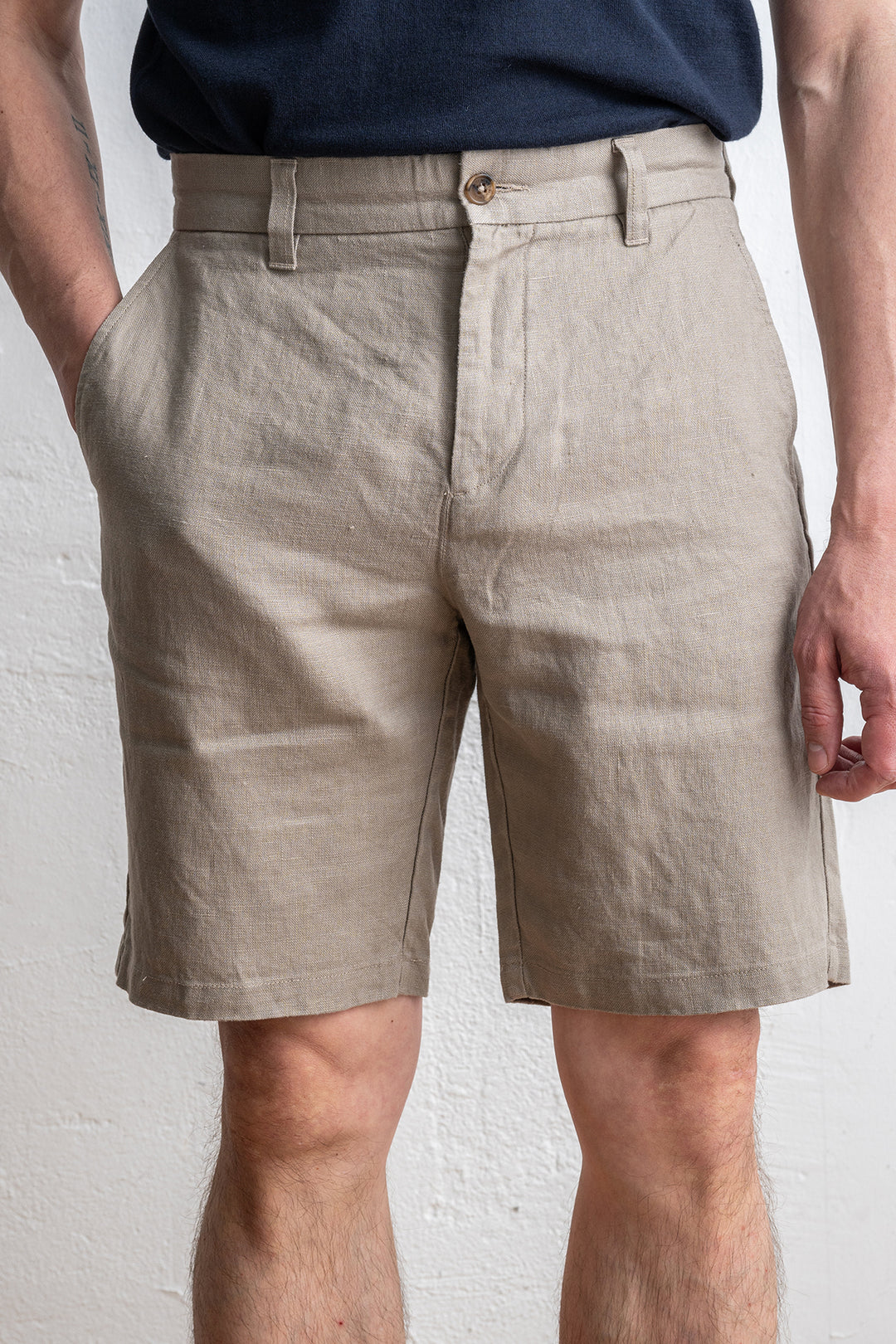 Crown Shorts 1454 GREIGE
