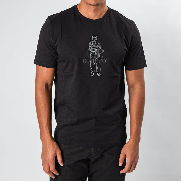 Garment Dyed T-shirt BLACK