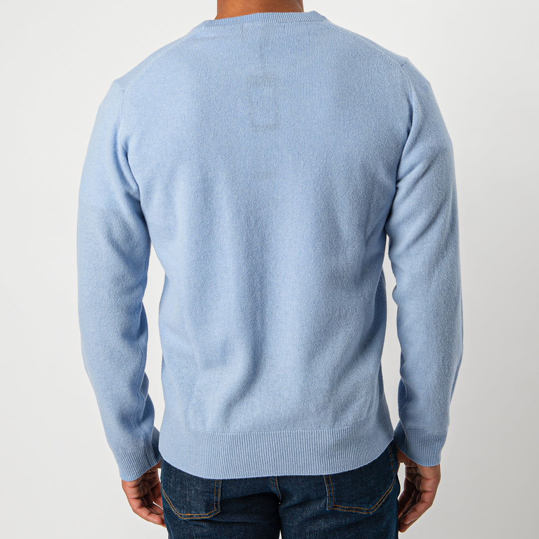 Lambwool Crewneck Sweater Sky Blue