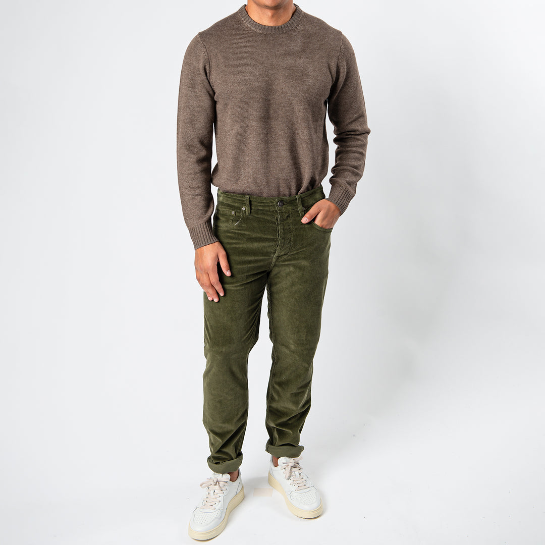 Jimmy Washed 5 Pocket Trousers GREEN