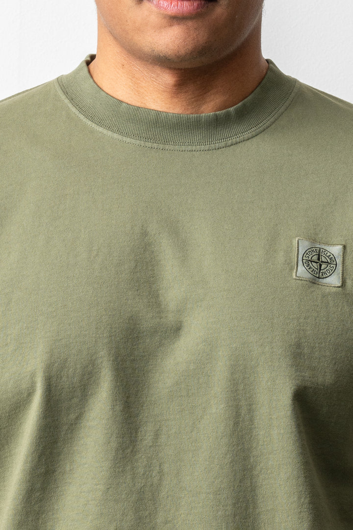 Combed Organic Cotton Jersey T-Shirt 2100030 MILITARY GREEN