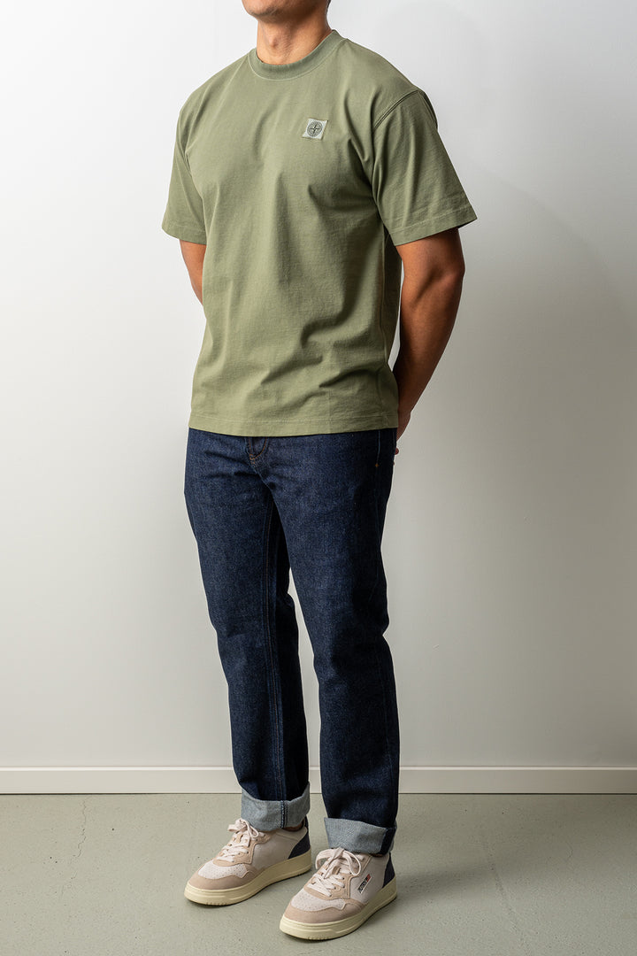 Combed Organic Cotton Jersey T-Shirt 2100030 MILITARY GREEN