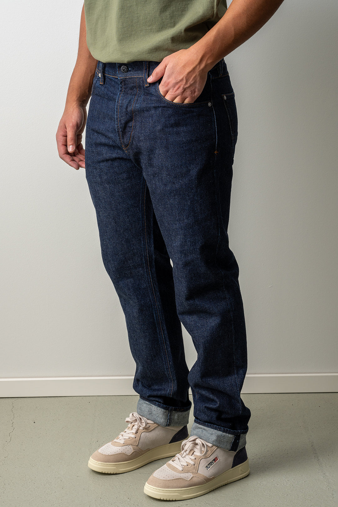 Indigo Denim-Rinsed Jeans J100005 Blue Rinse