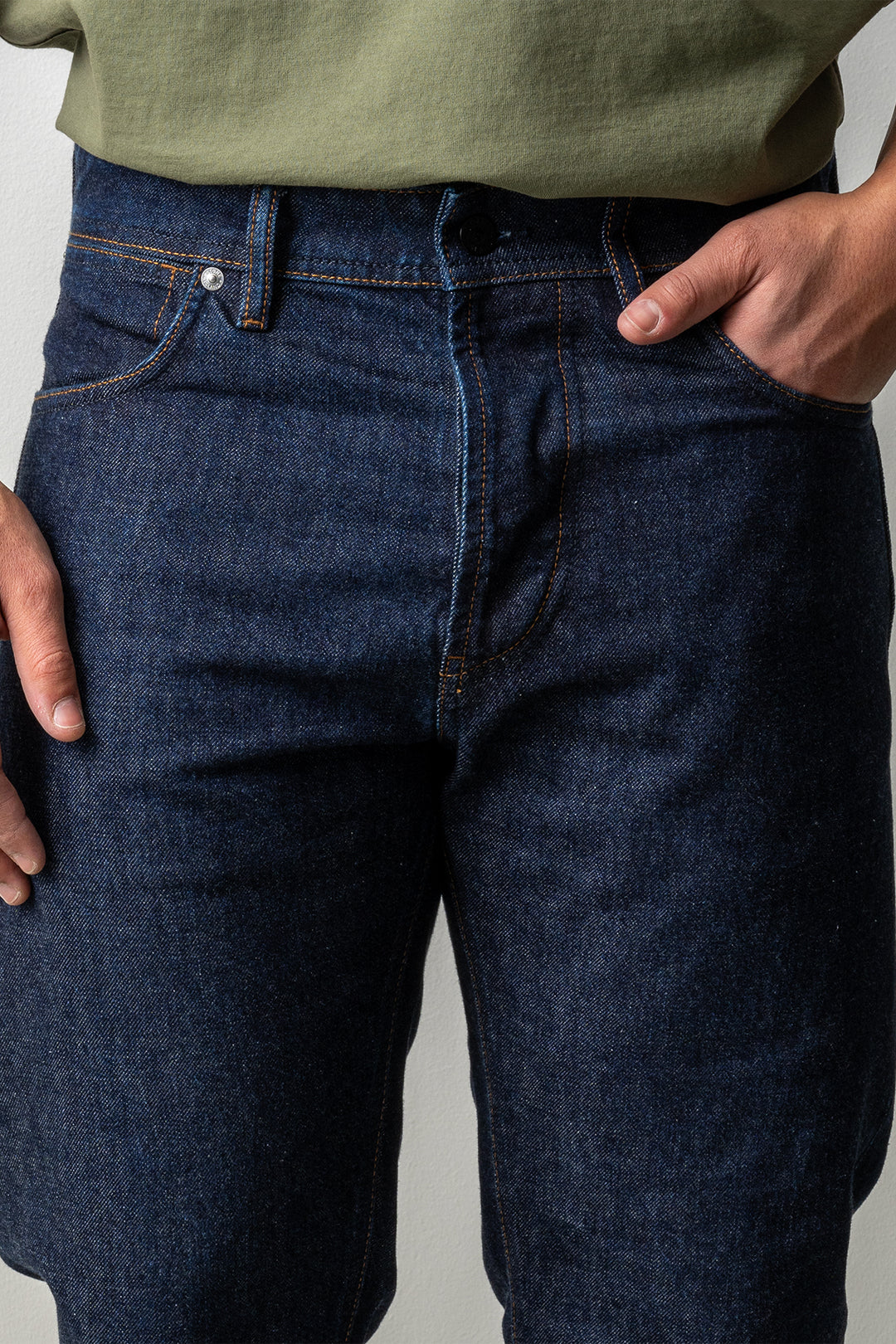 Indigo Denim-Rinsed Jeans J100005 Blue Rinse